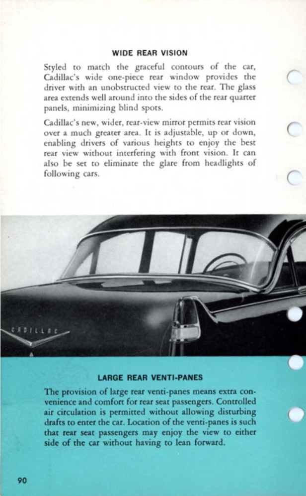 1956 Cadillac Salesmans Data Book Page 159